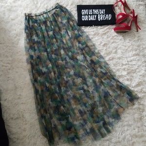 Sheer Camo Skirt